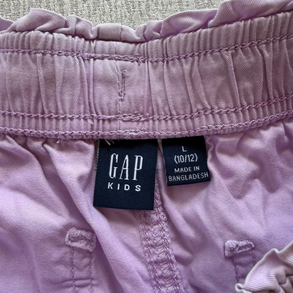 3pc Gap Kids Girls Size L 10 12 Cotton Paperbag Waist Shorts Bundle Pastel